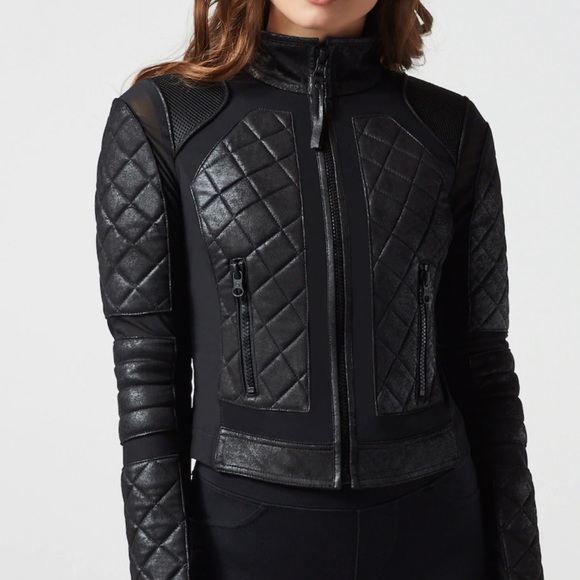 VINTAGE MOTO JACKET - BLANC NOIR - Picture 9 of 16